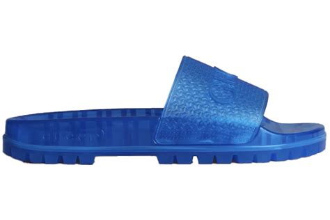 adidas x Gucci Adilette Slide Blue Men's 